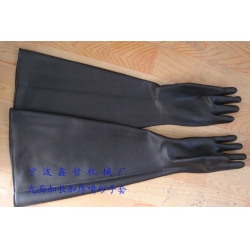 XZ-65噴砂手套，光面橡膠手套，噴砂專用手套